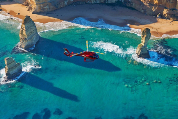 12 apostles helicopter fly over